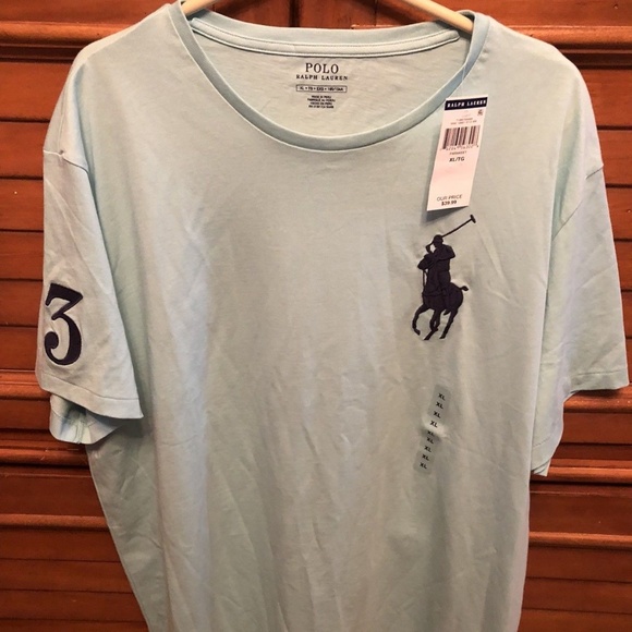 POLO RALPH LAUREN CREW NECK TSHIRT BIG PONY XL - Picture 1 of 4